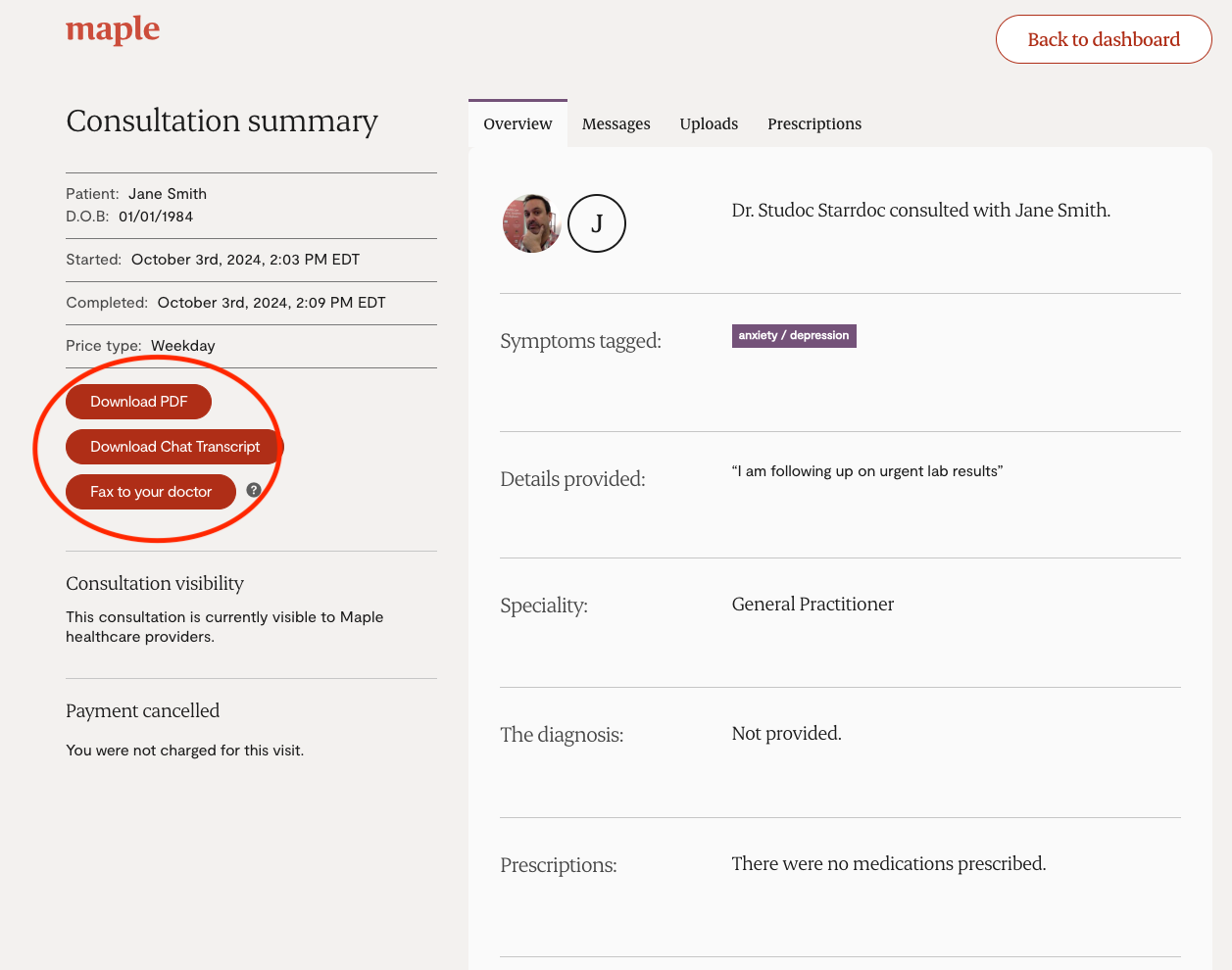 Virtual pharmacy consultation